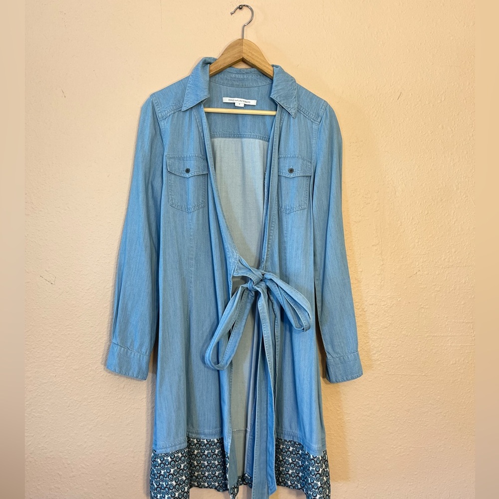 Diane Von Furstenberg Denim Wrap Dress